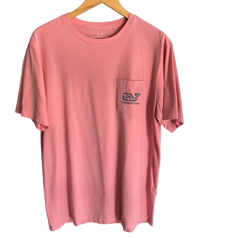 Vineyard Vines Men's Coral Short Sleeve Tee